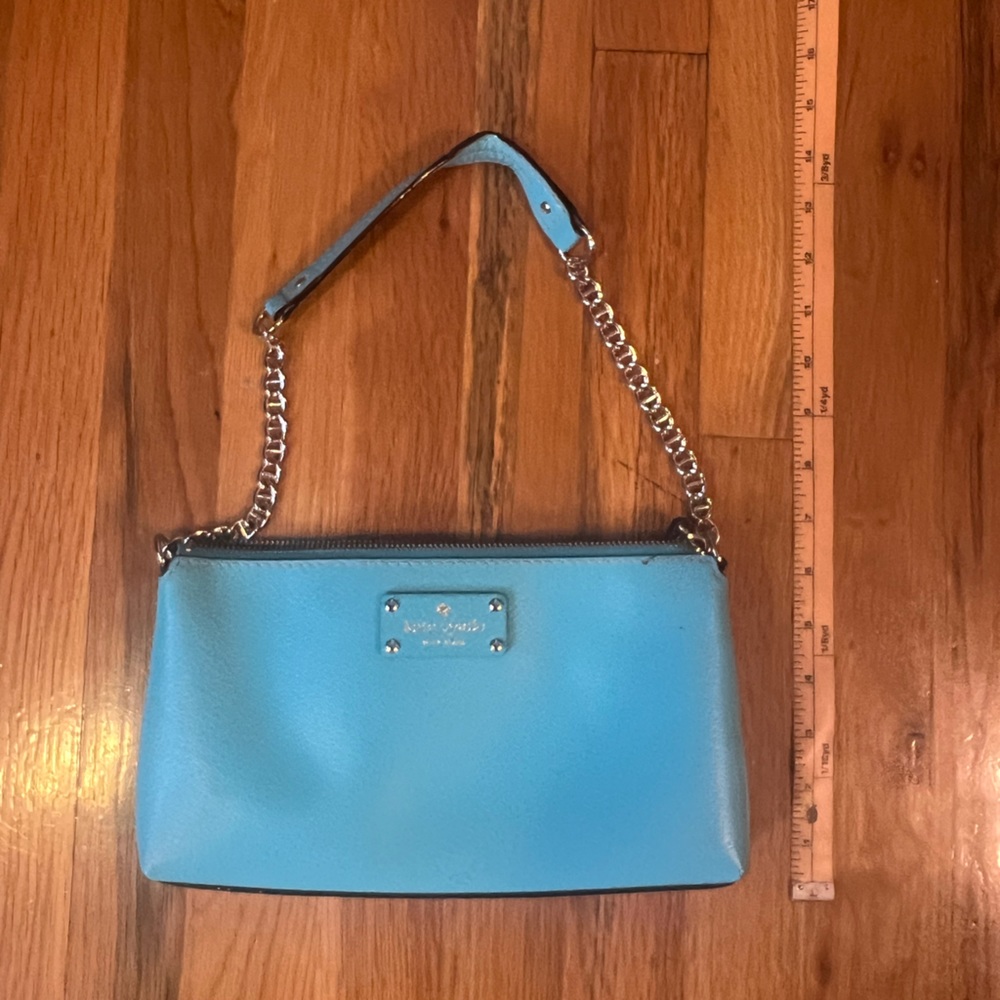 Baby blue Kate Spade Clutch used